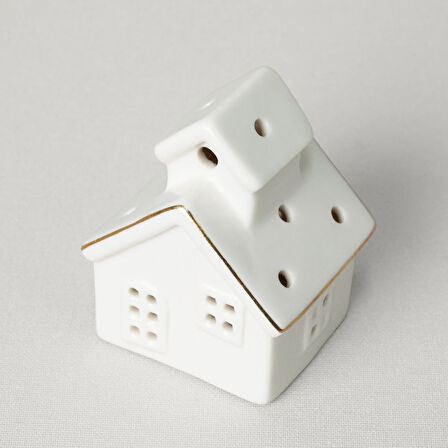 Linens House 6x6 cm Ledli Dekor Ekru