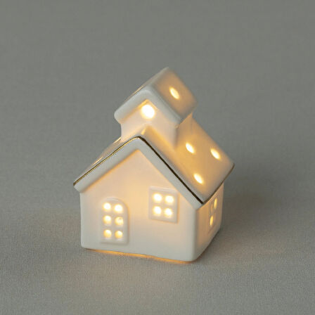 Linens House 6x6 cm Ledli Dekor Ekru