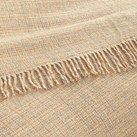 Linens Amorie Çift Kişilik Turuncu Battaniye