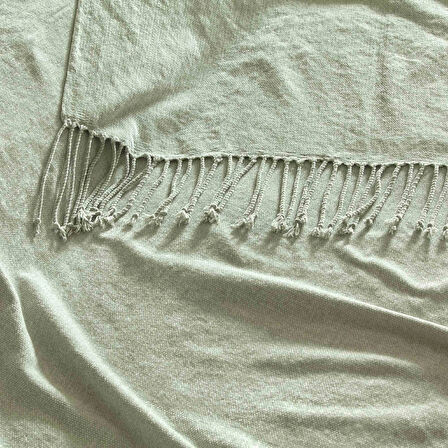 Linens Snovie Throw / Tv Battaniyesi Yeşil Tek Kişilik