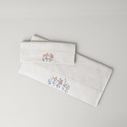 Linens Neris Pamuk 50x85 Cm Yüz Havlusu Bej