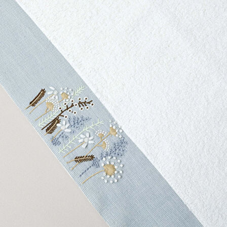 Linens Brela Pamuk 50x85 Cm Yüz Havlusu Ekru