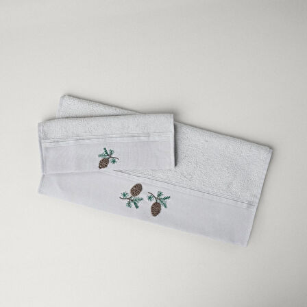 Linens Pinecone Bambu 30x45 Cm El Havlusu Stone