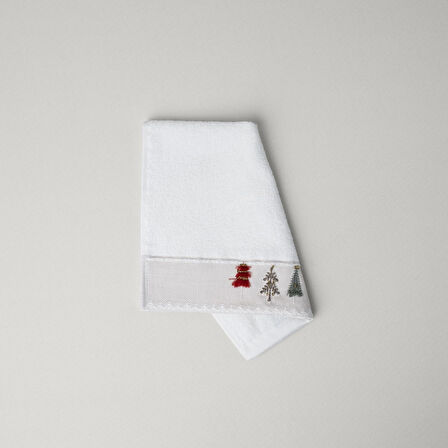 Linens Pine Pamuk 30x45 Cm El Havlusu Ekru