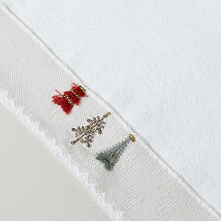 Linens Pine Pamuk 30x45 Cm El Havlusu Ekru