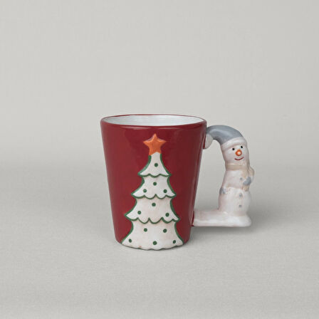 Linens Pine Dolomit 450 ml Kupa Kırmızı