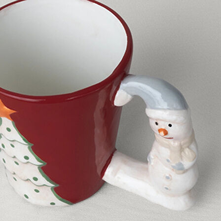 Linens Pine Dolomit 450 ml Kupa Kırmızı