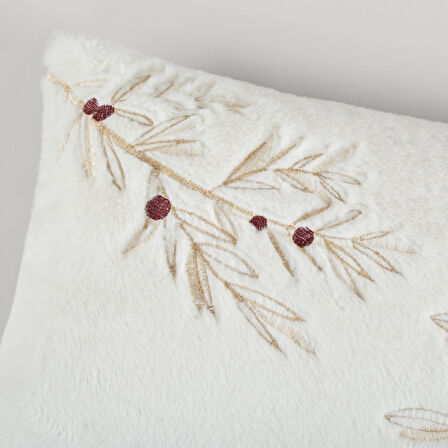 Linens Kokina 30x50 cm Kırlent Kılıfı Ekru