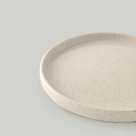 Linens Blast Seramik 21 cm Pasta Tabağı Ekru