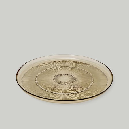 Linens Clarity Servis Tabağı 28 cm Bronz