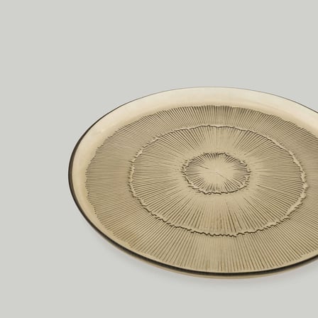 Linens Clarity Servis Tabağı 28 cm Bronz
