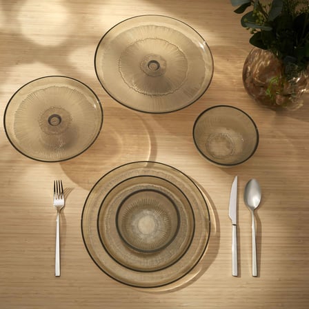 Linens Clarity Servis Tabağı 28 cm Bronz