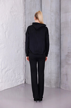 Kadın Oversize Kapüşonlu Takım