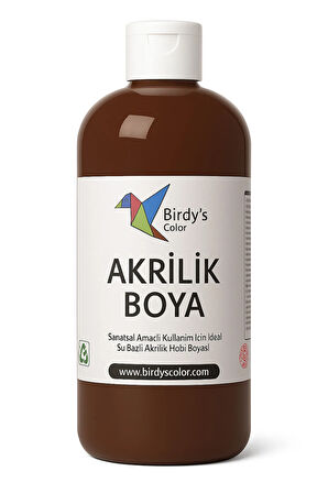 Birdy's Color Kahverengi Akrilik Boya 500gr