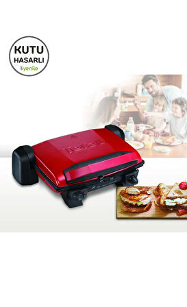 Toast Expert Kırmızı Elektrikli Izgara ve Tost Makinesi