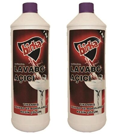 Birka Sıvı Lavabo Açıcı 1 Kg. x 2 Adet