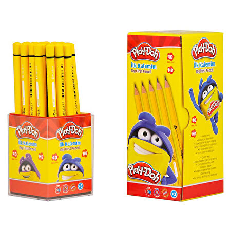 Play-Doh Kurşun Kalem İlk Kalemim Üçgen Jumbo PLAY-KK001-40-PKT