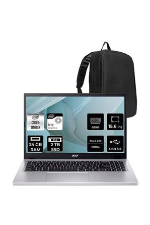 Aspire Go Core i5-1334U 24GB RAM 2TB SSD 15.6" FHD 60Hz FreeDos Dizüstü Bilgisayar AG15-71P