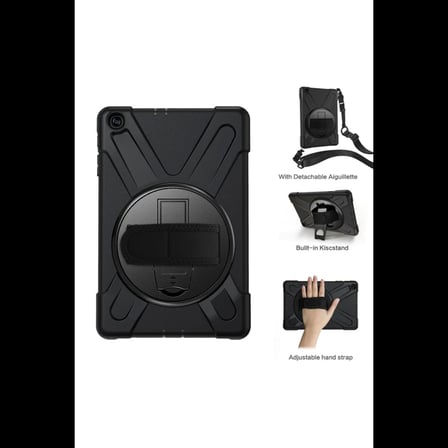 Samsung Galaxy T510 Tab A 10.1 Kılıf Amazing Tablet Kapak - Siyah