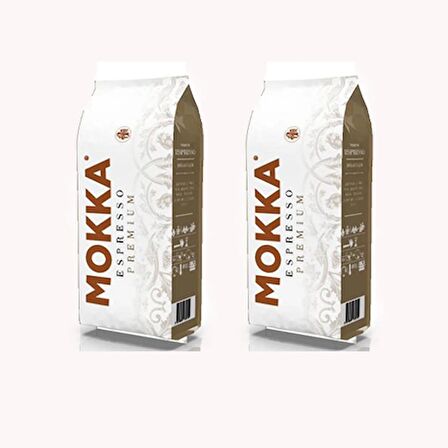 Mokka Espresso Premium Çekirdek Kahve 2 x 1 KG