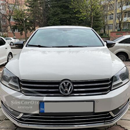 Vw Passat B7 2010-2014 Batman Yarasa Ayna Kapağı Piano Black ABS Plastik