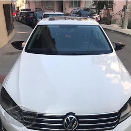 Vw Passat B7 2010-2014 Batman Yarasa Ayna Kapağı Piano Black ABS Plastik