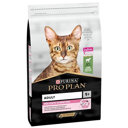 Proplan delicate kuzulu 10kg kuru kedi maması optidigest adult yetişkin seçici kedi maması