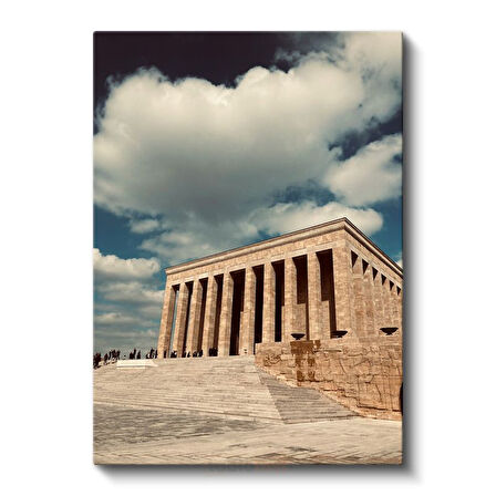 Anıtkabir - Mavi Gökyüzü Altında Kanvas Tablo
