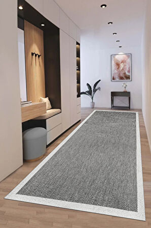 Sisal Bordürlü Jut Hasır Kaymaz Taban Çerçeve Model