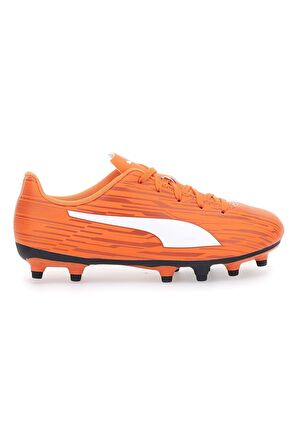 Puma Çocuk Turuncu Beyaz Rapido III FG/AG jr Krampon VO10657608 