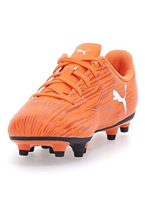 Puma Çocuk Turuncu Beyaz Rapido III FG/AG jr Krampon VO10657608 