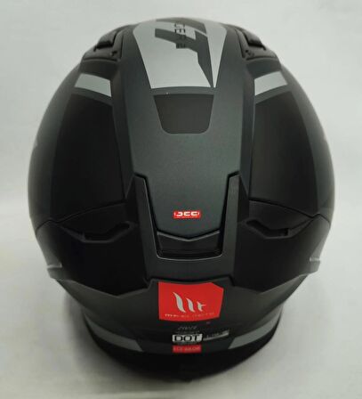 Mt Stinger 2 Zivze C2 V28B Şefaf Vizörlü Kapalı Motosiklet Kaskı - XL