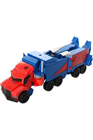 T-warrior Metal Gövdeli Oyuncak Robota Dönüşebilen Araba Transformers Optimus Prime