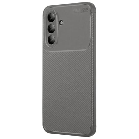 Samsung Galaxy A56 Kılıf Auto Focus Karbon Kapak - Gri