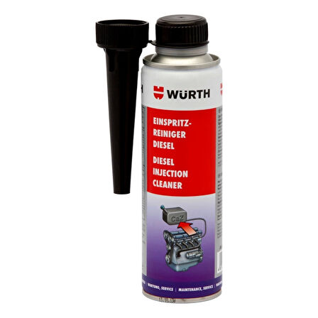 WÜRTH DİZEL YAKIT SİSTEM VE ENJEKTÖR TEMİZLEYİCİ 300ML