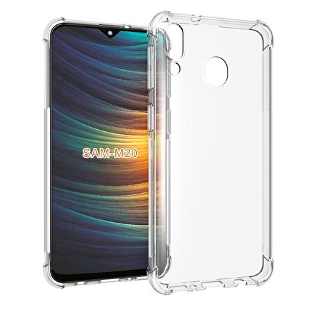 Smcase Samsung Galaxy A20s Kılıf Darbe Korumalı Silikon