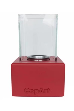 CopArt Muko Kırmızı Biyoetanol Masaüstü Şömine - 1 Lt CopArt Yakıt Hediye