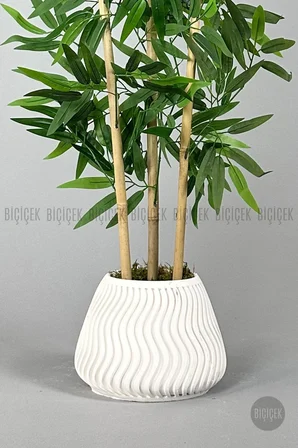 Yapay Bambu Ağacı 140cm Yoğun Yapraklı 150555100