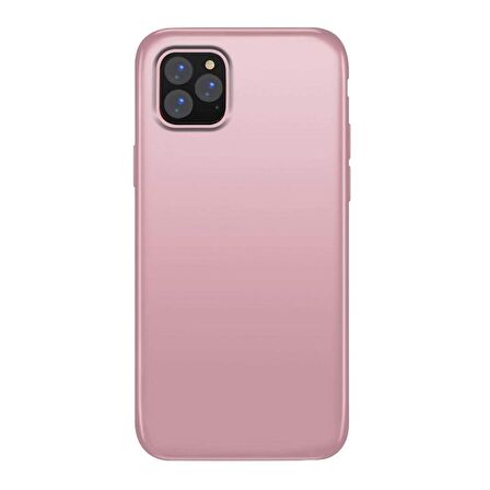 Smcase iPhone 11 Pro Max Kılıf Lüks Silikon  Nano Ekran Koruyucu