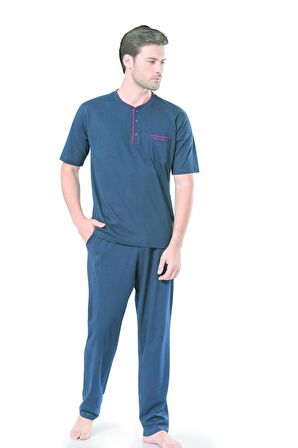 Pierre Cardin Erkek Kısa Kollu Penye Pijama