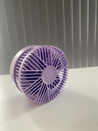 Masaüstü Mini Usb Fan Şarjlı Katlanabilir 3 Kademeli Soğutucu Fan