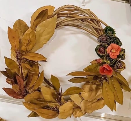 Defne El yapımı Kapı Süsü Duvar Aksesuarı 35×35