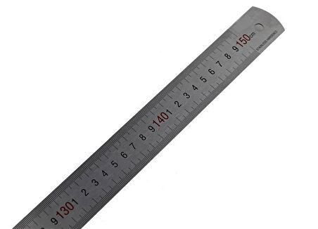 150cm Metal Paslanmaz Çelik Cetvel Metre