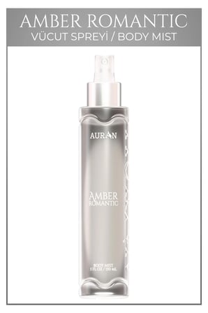 Amber Romantik Parfümlü Kadın Vücut Spreyi Vücut Kokusu Vücut Misti Body Mist Spray 150ml
