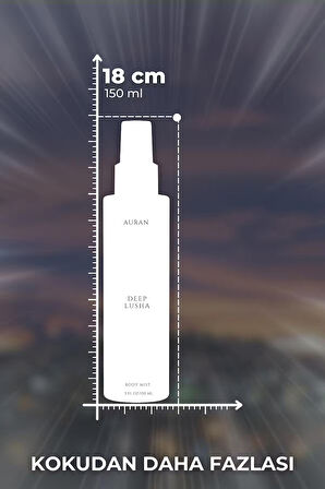 Deep Lusha Parfümlü Kadın Vücut Spreyi Vücut Misti Body Mist Spray 150ml