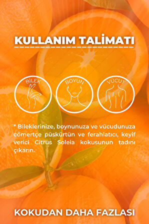 Citrus Soleia Parfümlü Kadın Vücut Spreyi Vücut Misti Body Mist Spray 150ml