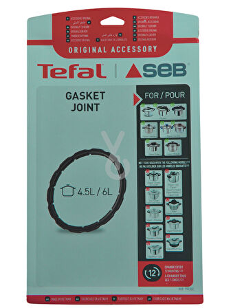 Tefal Clipso Kapak Lastiği 8-10 L 253mm 792237