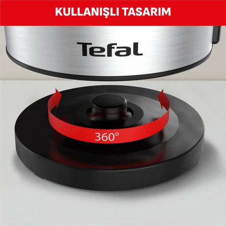 Tefal Işıklı Cam Kettle - 1,7 Litre
