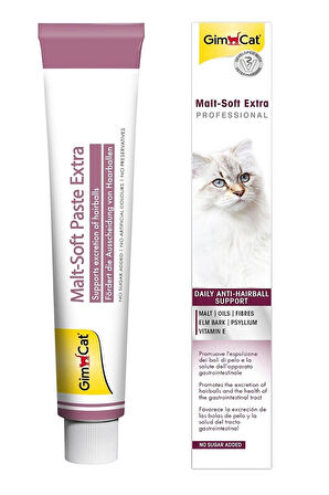 Gimcat malt soft extra 100gr + gimcat multivitamin 100gr kedi macunu