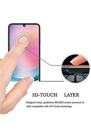Samsung Galaxy A24 Nano Ekran Koruyucu Kırılmaz Cam - Ince Ve Esnek - Extra İnce